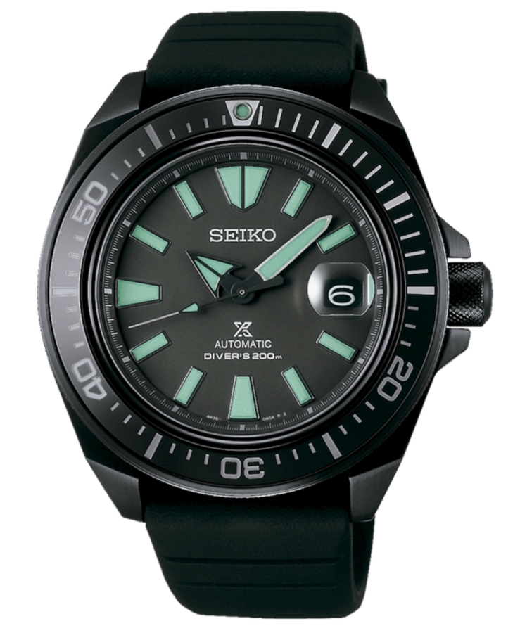 Seiko PROSPEX BLACK SERIES NIGHT VISION SAMURAI SRPH97K1 - Vista frontal