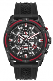 RELOJ POLICE PEWJQ2003540 URBAN R. DUAL RG BLACK SILI PL.16110JSRB-02P