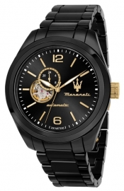 RELOJ TRAGUARDO CERAMIC 45 AUTO BLK DIAL BR BK