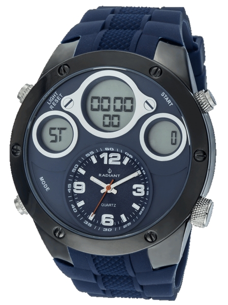 CHALLENGE 55MM ANADIGI BLUE DIAL & SILI