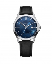 RELOJ ALLIANCE GENT BLUE DIAL, BLACK LEATHER