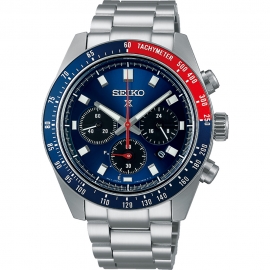 Reloj Seiko Neo Sports Hombre Plateado y Verde Cronógrafo SSB405P1