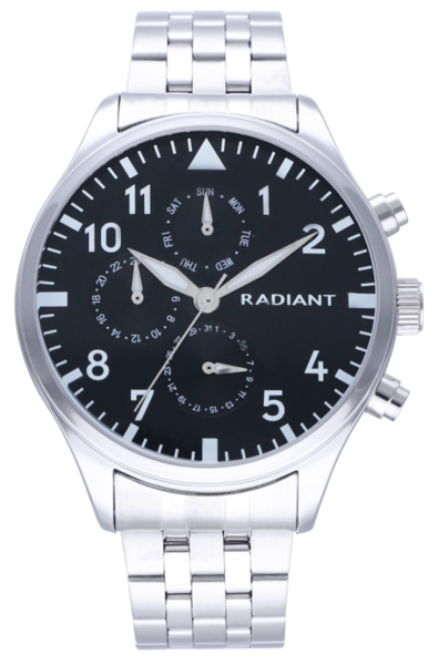 CAIMAN 43MM MULTI BLACK DIAL SS BRACELET