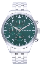 RELOJ CAIMAN 43MM MULTI GREEN DIAL SS BRACELET