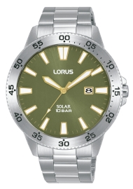 RELOJ Hombre Sports Solar 3 agujas esf verde