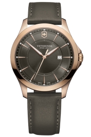 RELOJ ALLIANCE GENT GREY DIAL, GREY LEATHER