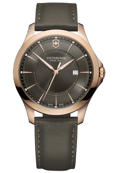 ALLIANCE GENT GREY DIAL, GREY LEATHER