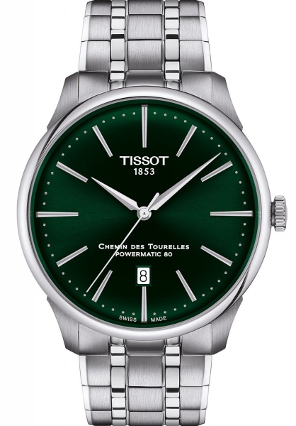 TISSOT CHEMIN DES TOURELLES POWERMATIC 80  T1394071109100