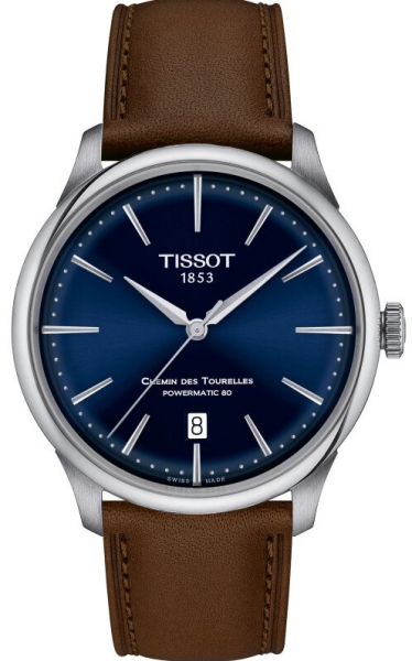 TISSOT CHEMIN DES TOURELLES POWERMATIC 80 39 MM  T1398071604100