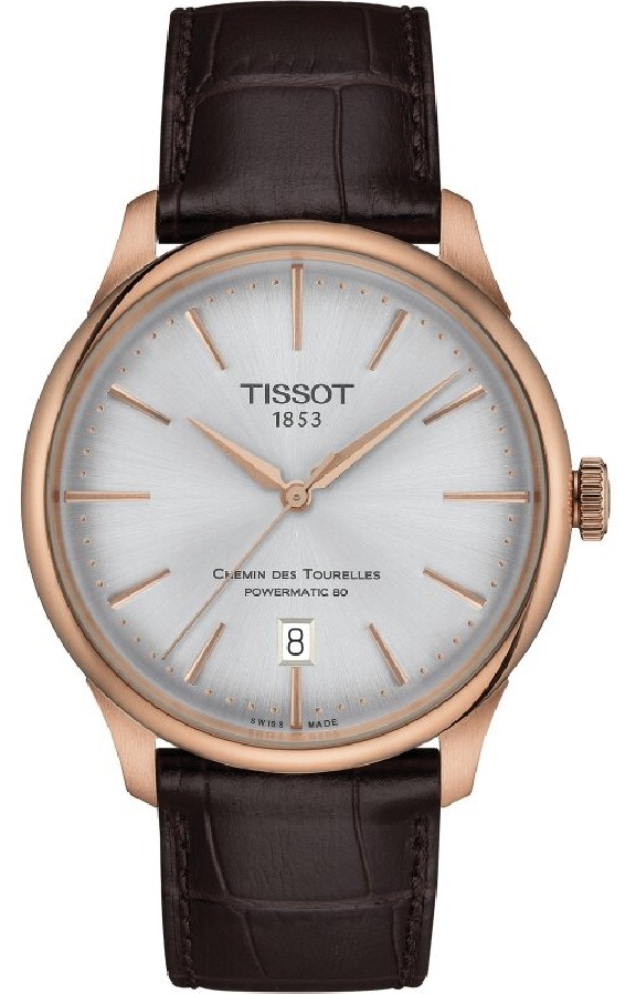 Tissot CHEMIN DES TOURELLES POWERMATIC 80 39 MM   T1398073603100 - Vista frontal