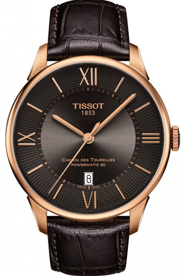 Tissot CHEMIN DES TOURELLES POWERMATIC 80  T0994073644800 - Vista frontal