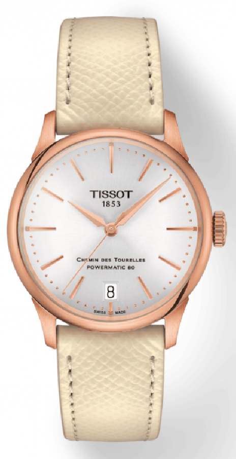 Tissot CHEMIN DES TOURELLES POWERMATIC 80  T1392073603100 - Vista frontal