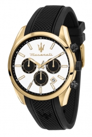 RELOJ ATTRAZIONE 43 MULTI. WHITE DIAL BLK ST