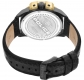 Underlined Black Dial Black Strap Multi