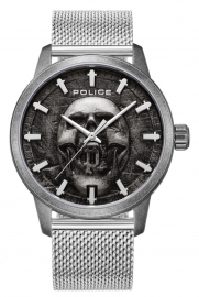 RELOJ Raho Skull Gray Dial SS Mesh 3H