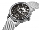 Raho Skull Gray Dial SS Mesh 3H