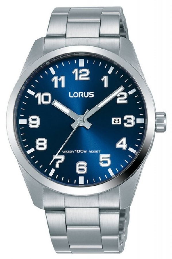 Lorus HOMBRE SPORT 3 AGUJAS ESFERA AZUL RH975JX5 - Vista frontal