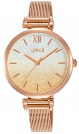 RELOJ LORUS MUJER BRAZALETE MALLA IP ROSé 3 AGUJAS RG232QX5