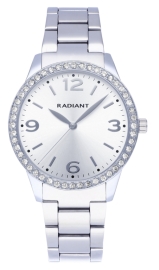 RELOJ RADIANT FELINE 38MM SILVER DIAL SILVER BRAZ RA579201