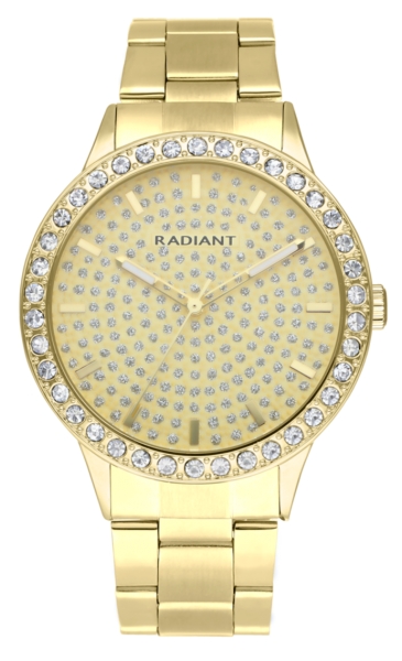 RADIANT ECLIPSE 43MM WHITE DIAL GOLD BRAZ RA578205