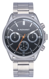 RELOJ RADIANT NEO 42MM BLACK DIAL SILVER BRAZ RA581702