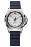 INOX LADY SS WHITE DIAL, BLUE RUBBER