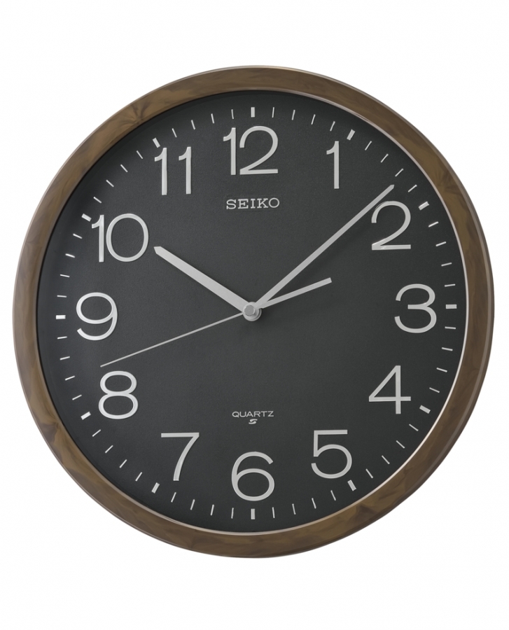 Seiko RELOJ DE PARED ANALóGICO  COLOR MARRóN QXA807A - Vista frontal