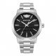 Raho Black Dial SS Bracelet 3H