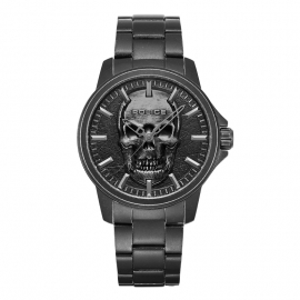 RELOJ Mensor Black Dial IPGun Bracelet 3H