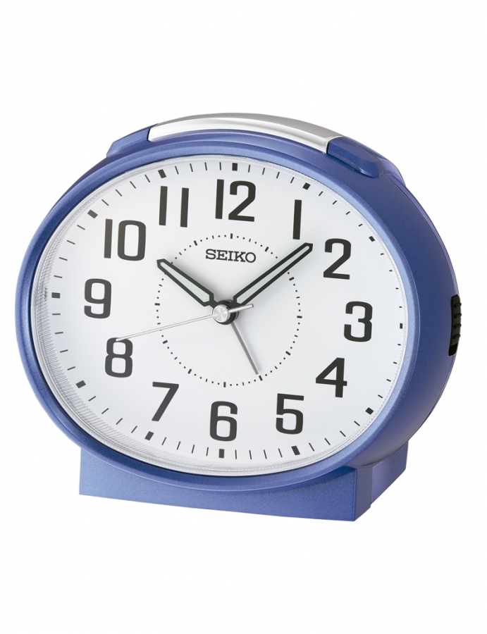 Seiko DESPERTADOR ANALóGICO  COLOR AZUL QHK059L - Vista frontal