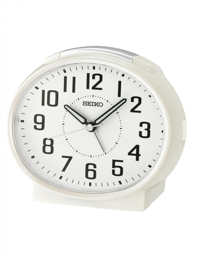 Seiko DESPERTADOR ANALóGICO  COLOR BLANCO QHK059W - Vista frontal