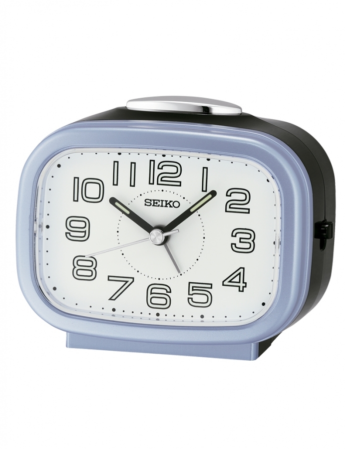 Seiko DESPERTADOR ANALóGICO  COLOR AZUL QHK060L - Vista frontal