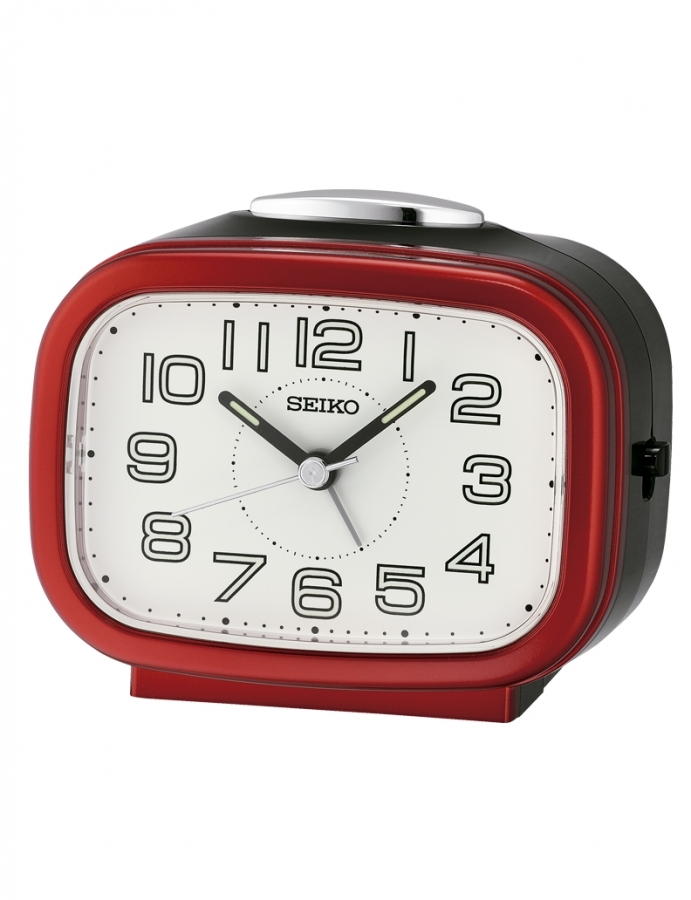 Seiko DESPERTADOR ANALóGICO  COLOR ROJO QHK060R - Vista frontal