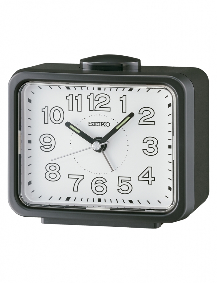 Seiko DESPERTADOR ANALóGICO  COLOR NEGRO QHK061K - Vista frontal