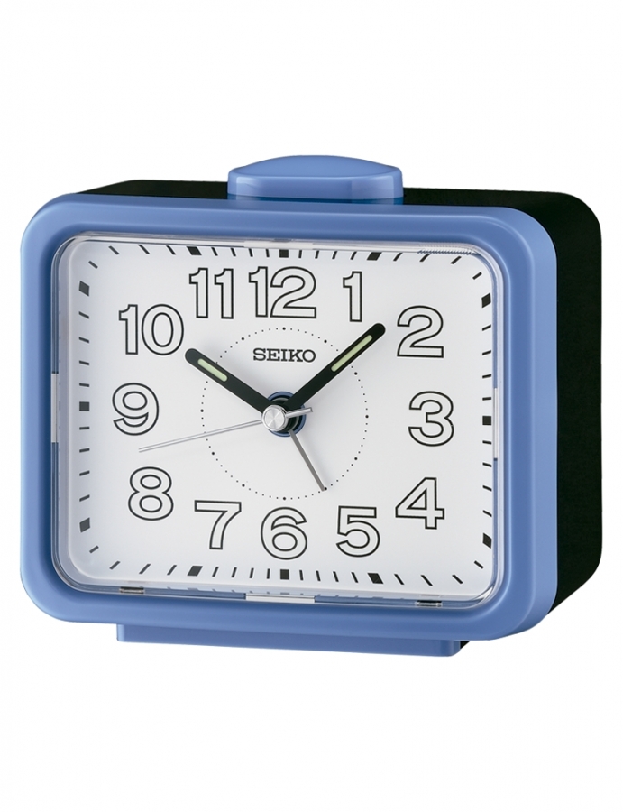 Seiko DESPERTADOR ANALóGICO  COLOR AZUL QHK061L - Vista frontal
