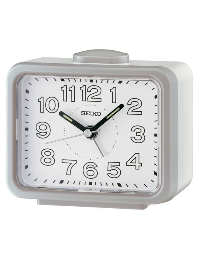 Seiko DESPERTADOR ANALóGICO  COLOR GRIS QHK061N - Vista frontal