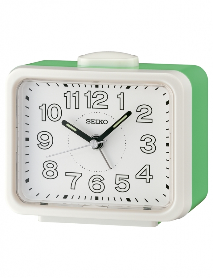 Seiko DESPERTADOR ANALóGICO  COLOR BLANCO QHK061W - Vista frontal
