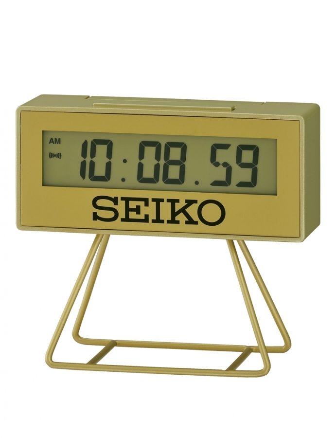 Seiko DESPERTADOR DIGITALCOLOR DORADO QHL062G - Vista frontal