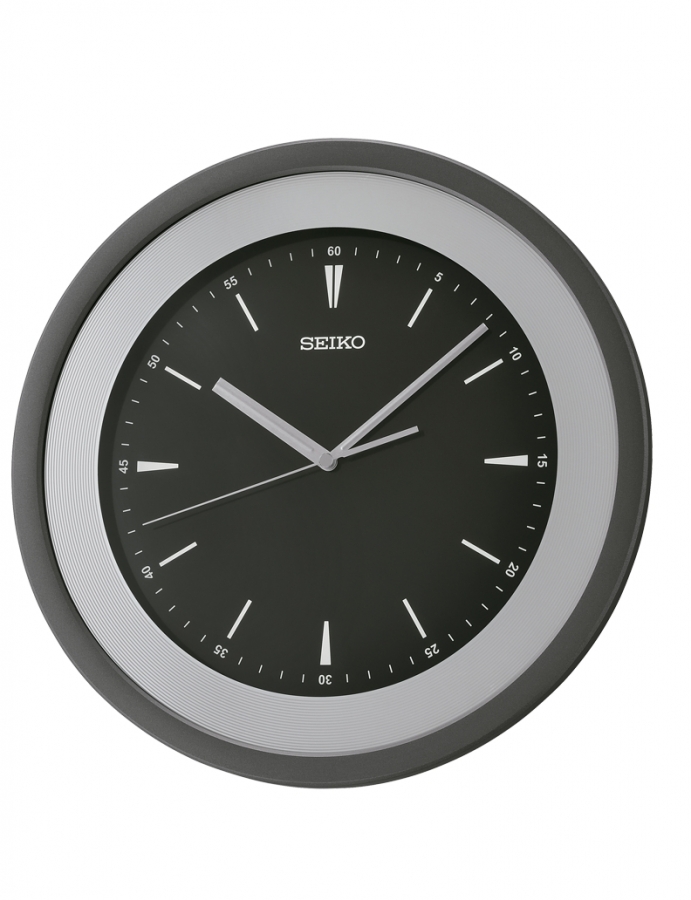 Seiko RELOJ DE PARED ANALóGICO  COLOR GRIS QXA812S - Vista frontal