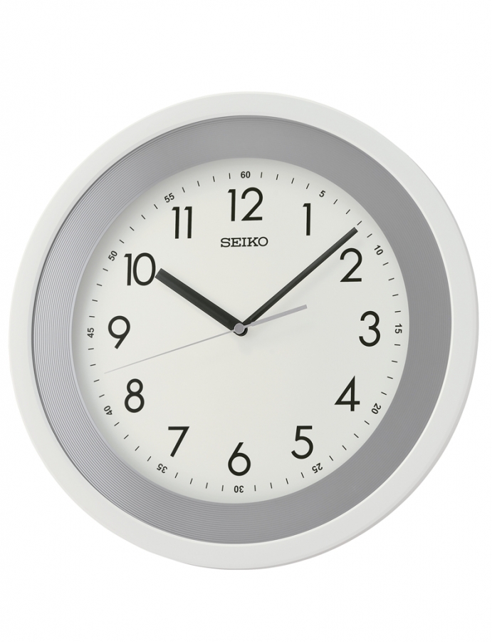 Seiko RELOJ DE PARED ANALóGICO  COLOR BLANCO QXA812W - Vista frontal