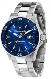 RELOJ MASERATI COMPETIZIONE 43MM 3H BLUE DIAL BR SS R8853100036