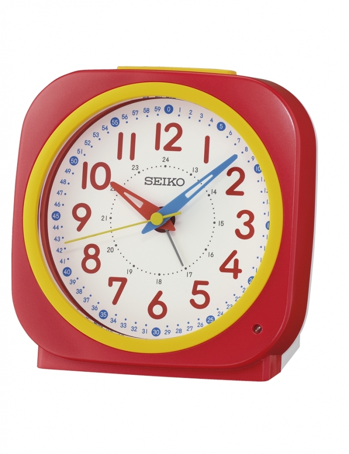 Seiko DESPERTADOR ANALóGICO  COLOR ROJO QHE200R - Vista frontal