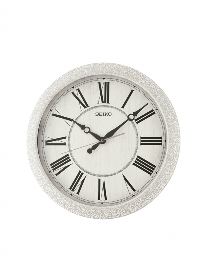 Seiko RELOJ DE PARED ANALóGICO  COLOR BLANCO QXA815W - Vista frontal
