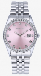 RELOJ NABYA 36MM PINK DIAL SS BRACELET