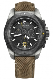 RELOJ INOX CHRONO TITANIUM/CARBON, BLACK DIAL