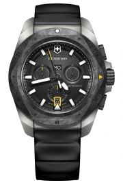 RELOJ INOX CHRONO TITANIUM/CARBON BLACK RUBBER