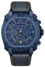 RELOJ Norwood Blue Dial Blue Leather Dual Time