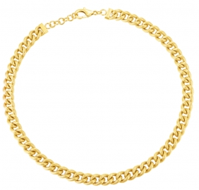 RELOJ CRANK GOLD NECKLACE