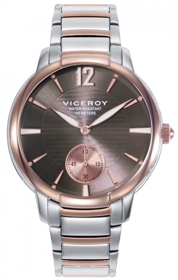 Reloj Viceroy Chic Mujer Plateado y Rosado Analógico 401202-15