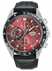 RELOJ Hombre Cronógrafo Correa Esf roja